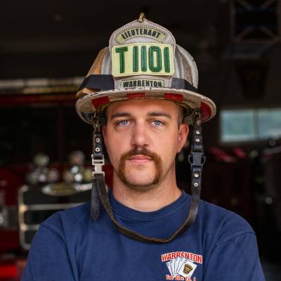 Lieutenant Chis Sager, Warrenton Volunteer Fire Company