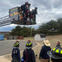 WVFC Tower 1 during training exercise