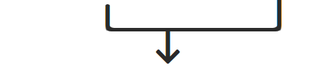 Down arrows converging, indicating to complete next step after previous steps